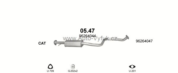 DAEWOO TACUMA 2.0 MPV 6/2000-0/0 1998ccm 89-93kW kat.