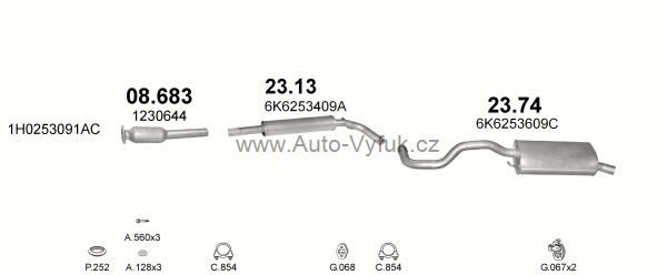 SEAT IBIZA 1.9 D 4/1997-4/1999 1896ccm 66kW kat.