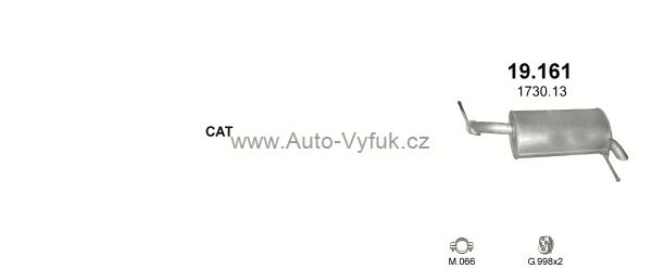 PEUGEOT 407 1.8 SEDAN, KOMBI 4/2004-9/2005 1749ccm 85kW kat.