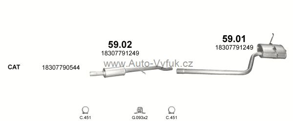 MINI ONE 1.4 D HATCHBACK 7/2002-9/2005 1364ccm 55kW kat.