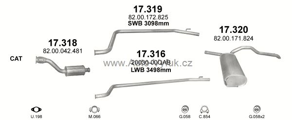 OPEL VIVARO 1.9 D 8/2001-7/2006 1870ccm 74kW kat.