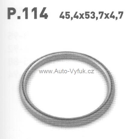 Těsnící kroužek / P.114 / T-165 / 256-165 - Kliknutím na obrázek zavřete