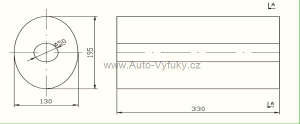 Výfuk univerzální UNIVERSAL BOX 00.10 0/0-0/0 ccm kW