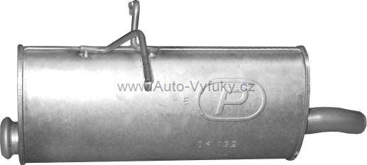 Výfuk koncový PEUGEOT PARTNER 1.6 D 0/2005-0/0 1560ccm 55-66kW kat. - Kliknutím na obrázek zavřete