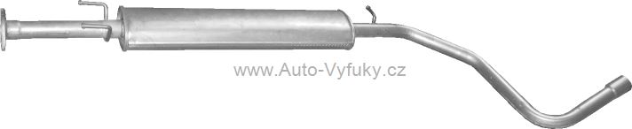 Výfuk střední FIAT STILO 1.6 KOMBI 11/2005-12/2007 1598ccm 77kW kat. - Kliknutím na obrázek zavřete