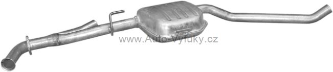Výfuk koncový ROVER 25 1.4 HATCHBACK 11/1999-0/2005 1396ccm 62-76kW kat.