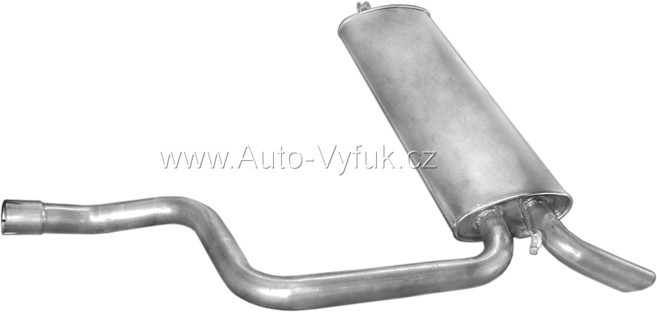 Výfuk koncový MERCEDES E280 - T124 2.8 KOMBI 10/1992-5/1996 2799ccm 142kW kat.