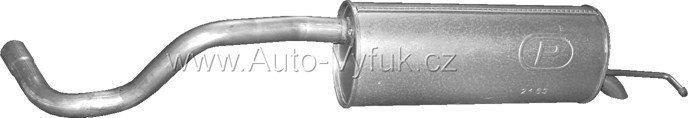 Výfuk koncový SKODA ROOMSTER 1.4 5/2006-3/2010 1390ccm 63kW kat.