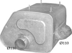 tlumič MAN F2000 D2876 Skříňový/Traktor 0/1994-0/0 12816ccm 338kW