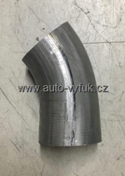 Koleno výfuková trubka 45° průměr 55mm