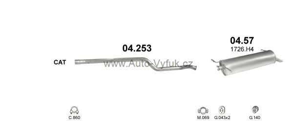 CITROEN XANTIA 1.8 HATCHBACK 7/1996-0/2001 1761ccm 66kW kat.