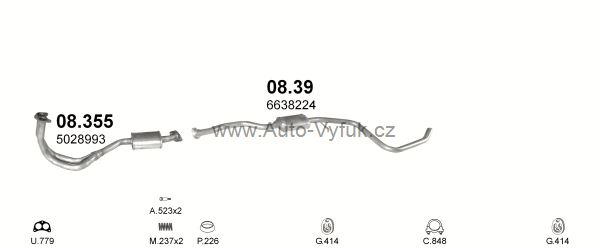 FORD ESCORT 1.4 HATCHBACK 1/1991-8/1992 1392ccm 54kW
