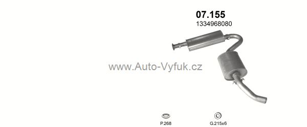 CITROEN JUMPER 1.9 D BUS 0/1994-1/2002 1905ccm 68kW kat.