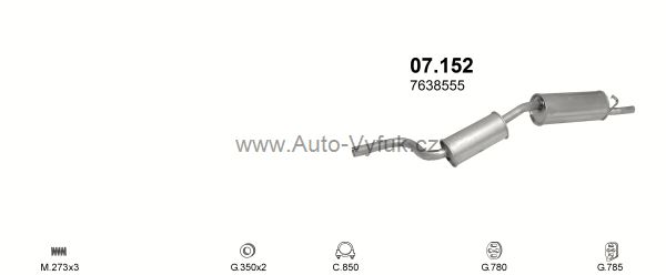FIAT UNO 1.9 D HATCHBACK 9/1989-0/1994 1929ccm 44kW