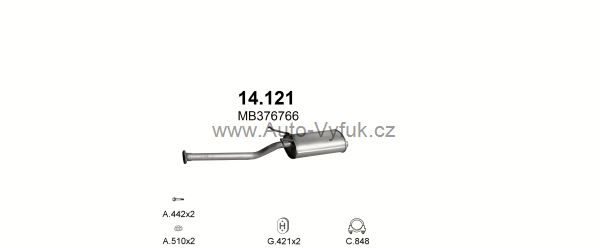 MITSUBISHI L300 2.5 D BUS 11/1986-5/1996 2477ccm 51kW