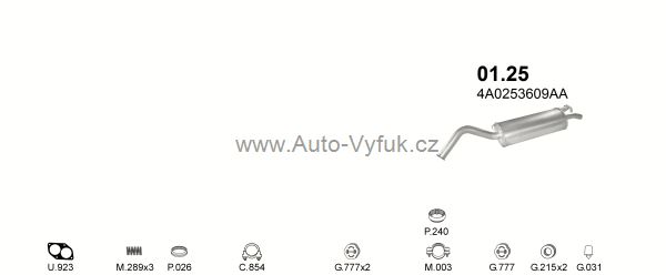 AUDI 100 2.0 SEDAN, KOMBI 4/1991-12/1992 1984ccm 84kW