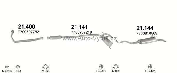 RENAULT R19 1.4 SEDAN 5/1992-12/1992 1390ccm 59kW