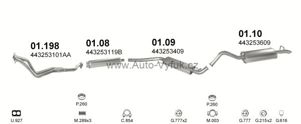 AUDI 100 1.8 SEDAN, KOMBI 8/1984-11/1990 1781ccm 55-66kW