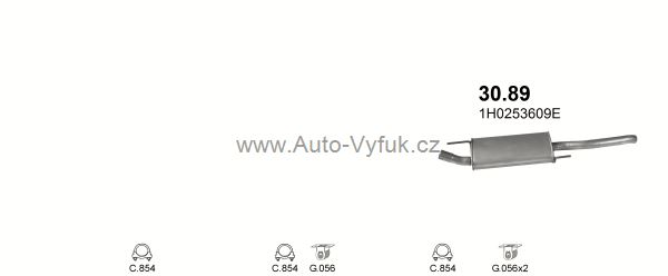 VOLKSWAGEN GOLF III 1.8 KOMBI 7/1995-4/1999 1781ccm 66kW kat.
