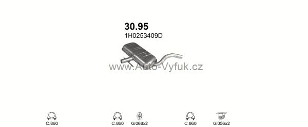 VOLKSWAGEN VENTO 2.8 SEDAN 8/1993-6/1995 2792ccm 128kW kat.