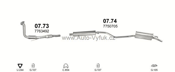 FIAT PUNTO 1.7 D HATCHBACK 0/1994-0/1999 1698ccm 42kW
