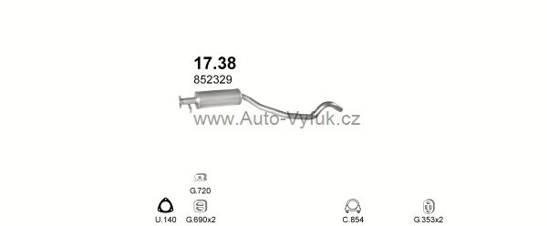 OPEL VECTRA A 2.0 SEDAN 10/1988-9/1995 1998ccm 85kW kat.
