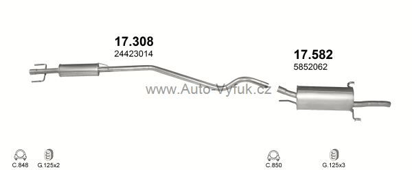 OPEL ASTRA G 1.2 SEDAN 4/1998-9/2000 1199ccm 48kW kat.