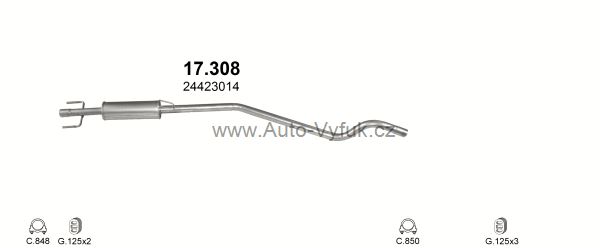 OPEL ASTRA G 1.2 KOMBI 4/1998-9/2000 1199ccm 48kW kat.
