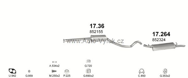 OPEL VECTRA A 1.6 HATCHBACK 10/1988-0/1992 1796ccm 66kW