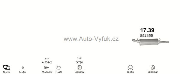 OPEL VECTRA A 1.8 SEDAN 0/1991-8/1992 1796ccm 66kW kat.