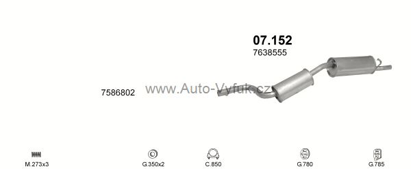 FIAT UNO 1.7 D HATCHBACK 0/1993-0/1996 1697ccm 44kW