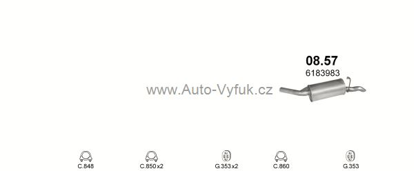 FORD SCORPIO 2.4 HATCHBACK 9/1986-0/1992 2394ccm 95kW