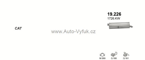 PEUGEOT 307 2.0 D HATCHBACK 3/2002-0/2004 1997ccm 81kW kat.
