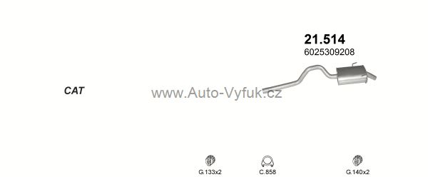 RENAULT ESPACE III 3.0 VAN 11/1996-10/1998 2963ccm 123kW kat.