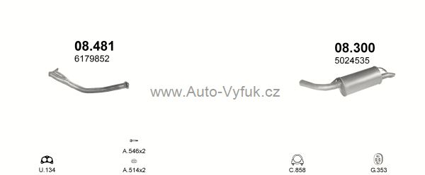 FORD SIERRA 2.0 HATCHBACK, SEDAN 5/1989-0/1992 1998ccm 92kW