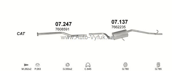 FIAT UNO 1.0 HATCHBACK 0/1986-6/1989 999ccm 33kW kat.