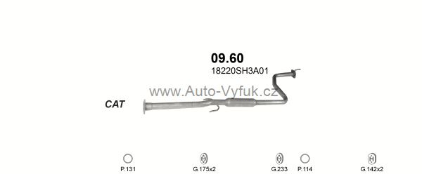 HONDA CIVIC 1.5 HATCHBACK 0/1989-12/1991 1493ccm 66kW kat.