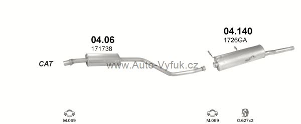 CITROEN XSARA 1.6 KOMBI 7/1997-2/1999 1587ccm 66kW kat.