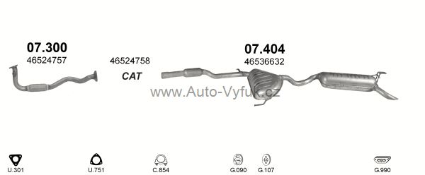 FIAT BRAVA/BRAVO 1.2 HATCHBACK 12/1998-0/2001 1242ccm 60kW kat.