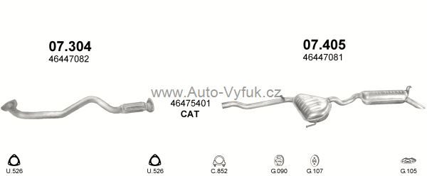 FIAT BRAVA/BRAVO 1.9 D HATCHBACK 0/1996-0/2001 1910ccm 55kW kat.