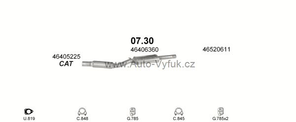 FIAT CINQUECENTO 1.1 HATCHBACK 4/1997-1/1999 1108ccm 40kW kat.