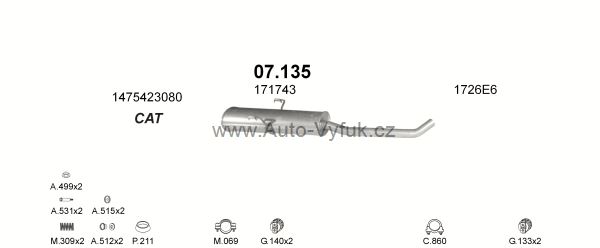 FIAT ULYSSE 2.0 VAN 0/1994-0/2002 1998ccm 90kW kat.