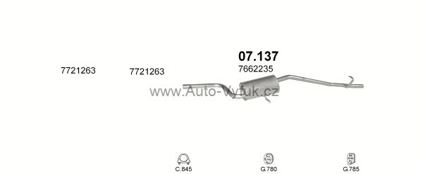 FIAT UNO 1.0 HATCHBACK 1/1993-2/1993 999ccm 33kW kat.