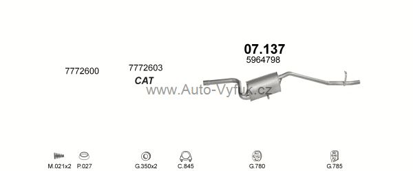 FIAT UNO 1.0 HATCHBACK 3/1993-0/1994 999ccm 33kW kat.