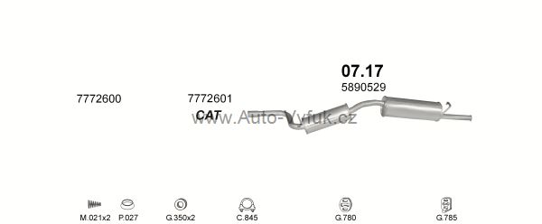 FIAT UNO 1.1 HATCHBACK 3/1993-0/0 1108ccm 37kW kat.