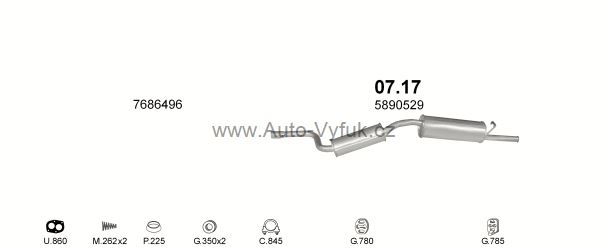FIAT UNO 1.4 HATCHBACK 9/1989-0/1992 1372ccm 52kW