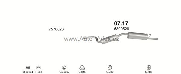 FIAT UNO 1.5 HATCHBACK 0/1985-5/1987 1498ccm 55kW kat.