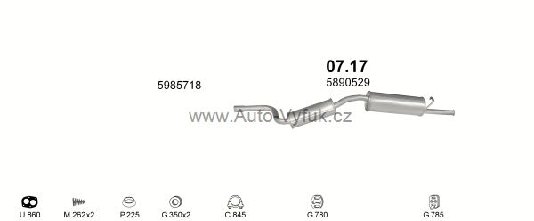 FIAT UNO 1.3 D HATCHBACK 9/1989-0/1992 1301ccm 33kW