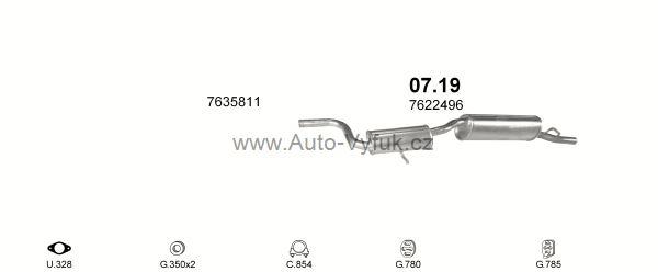 FIAT UNO 1.4 D HATCHBACK 0/1988-8/1989 1367ccm 52kW