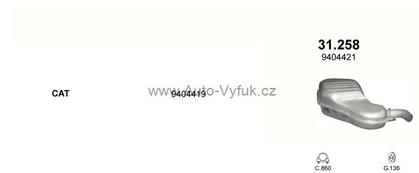 VOLVO S80 2.9 SEDAN 3/1999-7/2006 2922ccm 147kW kat.